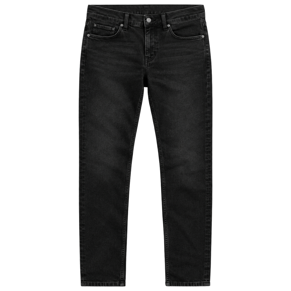 Black Slim-Fit Stretch Denim Jeans | Flinttsdrown
