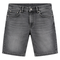 Charcoal Washed Denim Shorts | Flinttsdrown