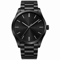 Black Stainless Steel Minimalist Watch | Flinttsdrown