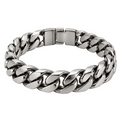 Chunky Stainless Steel Cuban Bracelet | Flinttsdrown