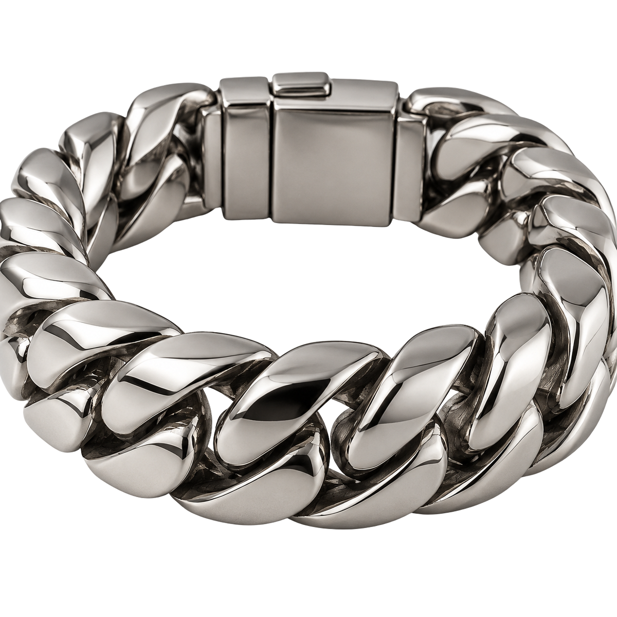 Chunky Stainless Steel Cuban Bracelet | Flinttsdrown